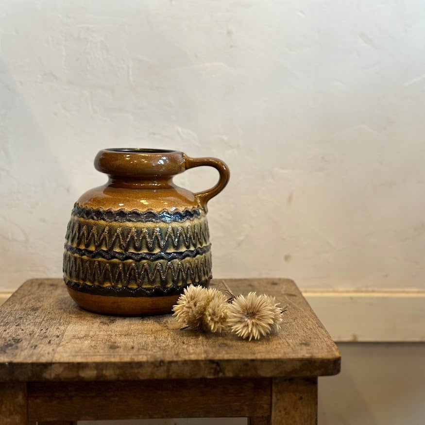 haldensleben fat lava 花瓶 ヴィンテージ ドイツ Art Pottery Fat